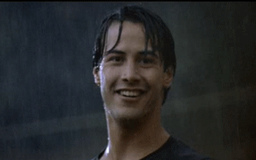 keanu thumbs in the rain.gif